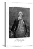 George Washington-J Wright-Stretched Canvas