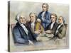 George Washington-Currier & Ives-Stretched Canvas