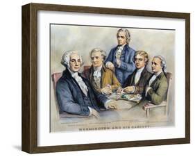 George Washington-Currier & Ives-Framed Giclee Print