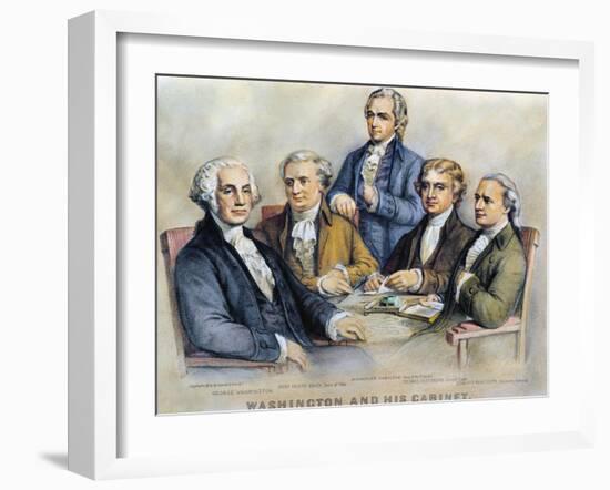 George Washington-Currier & Ives-Framed Giclee Print