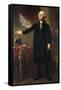 George Washington-George Peter Alexander Healy-Framed Stretched Canvas