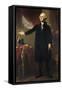 George Washington-George Peter Alexander Healy-Framed Stretched Canvas