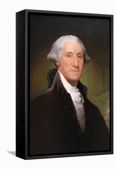 George Washington-Gilbert Stewart-Framed Stretched Canvas