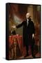 George Washington-Gilbert Stuart-Framed Stretched Canvas