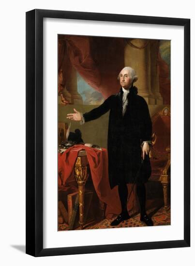 George Washington-Gilbert Stuart-Framed Giclee Print