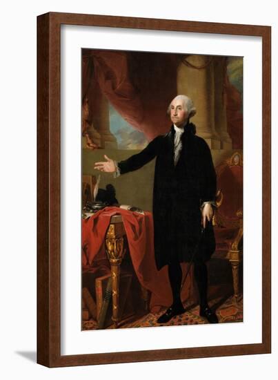 George Washington-Gilbert Stuart-Framed Giclee Print