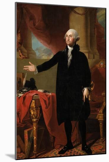 George Washington-Gilbert Stuart-Mounted Giclee Print