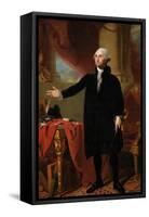 George Washington-Gilbert Stuart-Framed Stretched Canvas