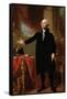 George Washington-Gilbert Stuart-Framed Stretched Canvas