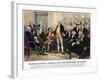 George Washington-Currier & Ives-Framed Giclee Print