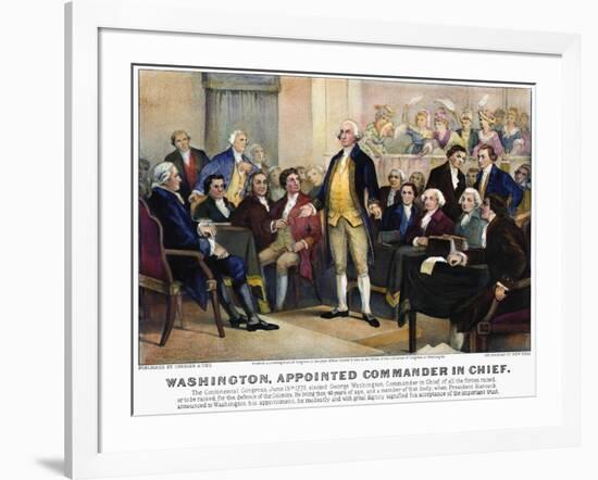 George Washington-Currier & Ives-Framed Giclee Print