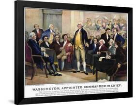 George Washington-Currier & Ives-Framed Giclee Print