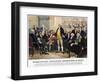 George Washington-Currier & Ives-Framed Giclee Print