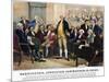 George Washington-Currier & Ives-Mounted Giclee Print