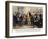 George Washington-Currier & Ives-Framed Giclee Print