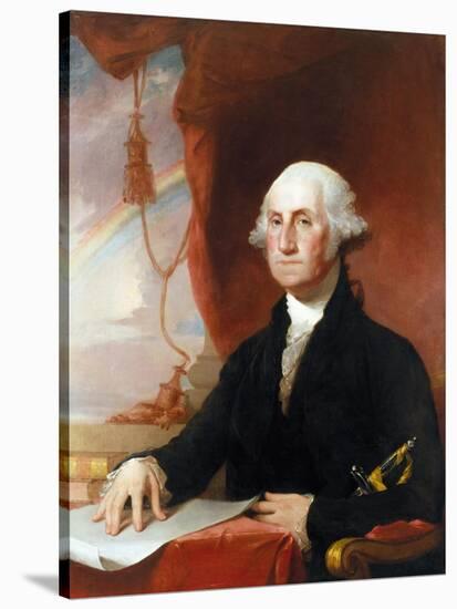 George Washington-Gilbert Stuart-Stretched Canvas