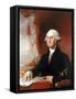 George Washington-Gilbert Stuart-Framed Stretched Canvas