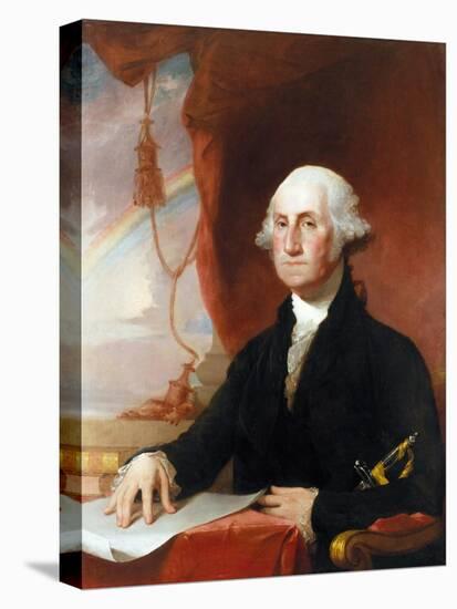 George Washington-Gilbert Stuart-Stretched Canvas