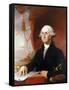 George Washington-Gilbert Stuart-Framed Stretched Canvas