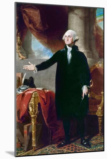 George Washington-Gilbert Stuart-Mounted Giclee Print