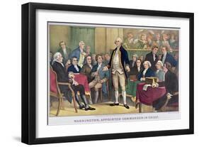 George Washington-Currier & Ives-Framed Giclee Print