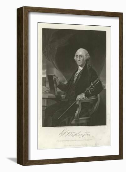 George Washington-Alonzo Chappel-Framed Giclee Print