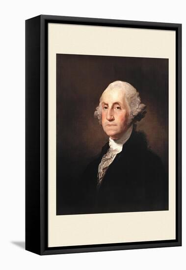 George Washington-Gilbert Stuart-Framed Stretched Canvas