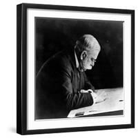 George Westinghouse Intent on Reading-null-Framed Giclee Print