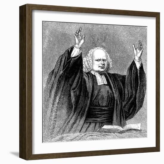 George Whitefield Preaching, C1760-null-Framed Giclee Print