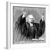 George Whitefield Preaching, C1760-null-Framed Giclee Print