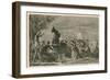 George Whitefield Preaching in Moorfields, Ad 1742 - in the Exhibition of the Royal Academy-Eyre Crowe-Framed Giclee Print