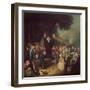 George Whitefield Preaching-John Collet-Framed Giclee Print