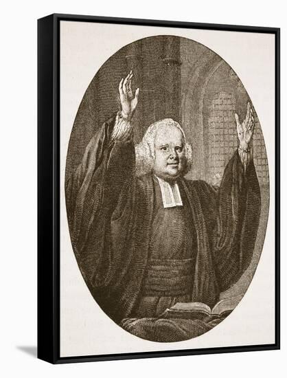George Whitefield-English School-Framed Stretched Canvas