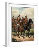 George William Frederick Charles, 2nd Duke of Cambridge, British Soldier, C1885-Richard Simkin-Framed Giclee Print