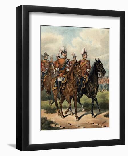 George William Frederick Charles, 2nd Duke of Cambridge, British Soldier, C1885-Richard Simkin-Framed Giclee Print