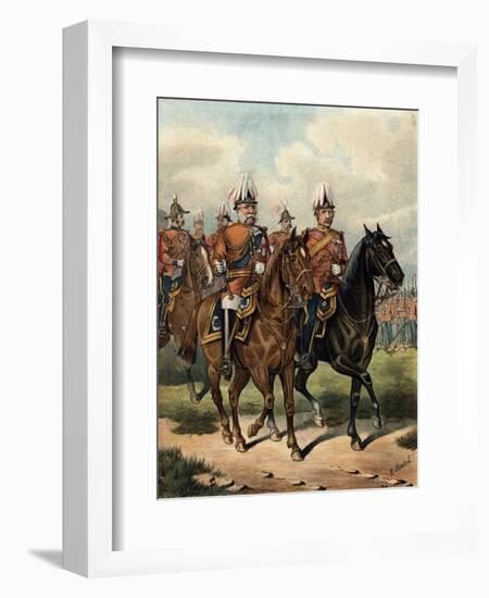 George William Frederick Charles, 2nd Duke of Cambridge, British Soldier, C1885-Richard Simkin-Framed Giclee Print