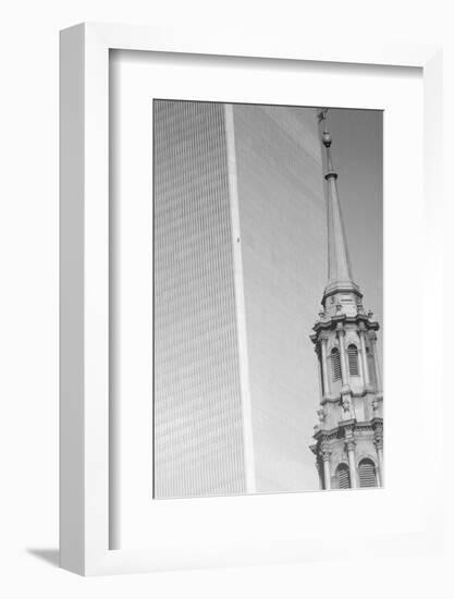 George Willig Climbing World Trade Center-null-Framed Photographic Print