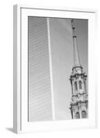 George Willig Climbing World Trade Center-null-Framed Photographic Print