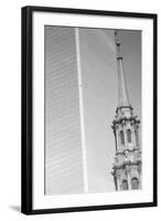 George Willig Climbing World Trade Center-null-Framed Photographic Print