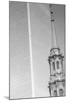 George Willig Climbing World Trade Center-null-Mounted Photographic Print