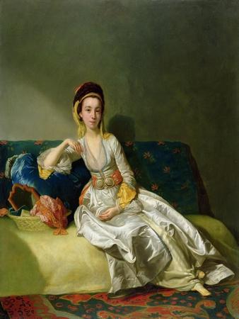 Nancy Parsons in Turkish Dress, C.1771 (Oil on Copper)