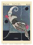 Vogue Magazine - February 1923 - Woman Feeding a Chinese Dragon-George Wolfe Plank-Art Print