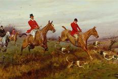 Changing Horses at the Red Lion-George Wright-Giclee Print
