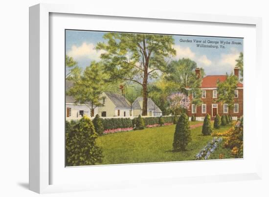 George Wythe House, Williamsburg, Virginia-null-Framed Art Print