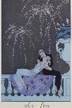 'Farewell at Night', design for an evening dress by Jeanne Paquin, early 20th century-Georges Barbier-Giclee Print