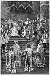 The Coronation of Emperor Alexander III and Empress Maria Fyodorovna, 1883-Georges Becker-Framed Giclee Print