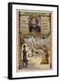 Georges Bizet, French Composer, and a Scene from His Opera Carmen-null-Framed Giclee Print