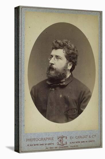 Georges Bizet, French Composer and Pianist, 1870s-Etienne Carjat-Stretched Canvas