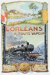 Poster Advertising the 'L'Orleans a Toute Vapeur' Railway Service, 1908-Georges Blott-Framed Giclee Print