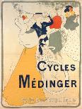 Poster Advertising Medinger Bicycles, 1897-Georges Bottini-Framed Stretched Canvas